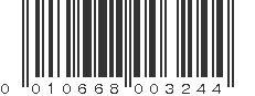 UPC 010668003244