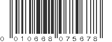 UPC 010668075678