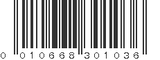 UPC 010668301036