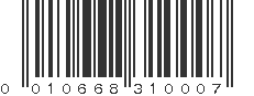 UPC 010668310007