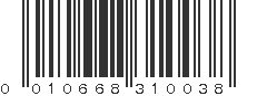 UPC 010668310038