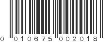 UPC 010675002018