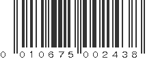 UPC 010675002438