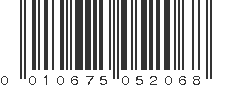 UPC 010675052068