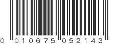 UPC 010675052143