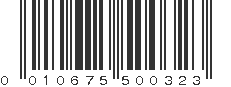 UPC 010675500323