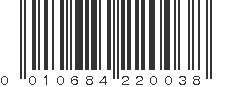 UPC 010684220038