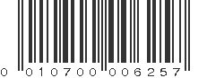 UPC 010700006257