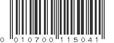 UPC 010700115041