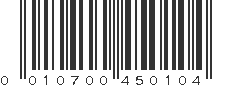 UPC 010700450104