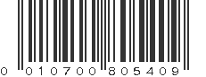 UPC 010700805409