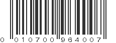 UPC 010700964007