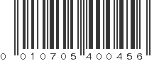 UPC 010705400456