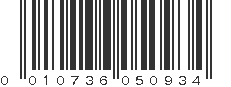 UPC 010736050934