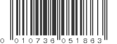 UPC 010736051863