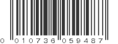 UPC 010736059487