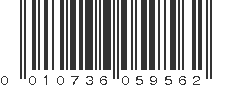 UPC 010736059562