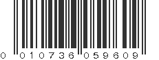 UPC 010736059609