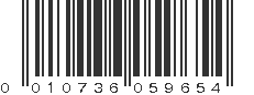 UPC 010736059654