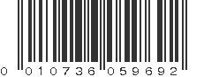 UPC 010736059692