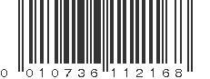 UPC 010736112168