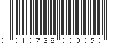 UPC 010738000050