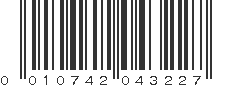 UPC 010742043227