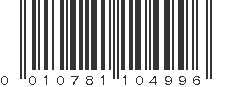 UPC 010781104996