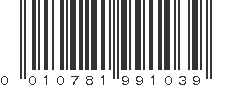 UPC 010781991039