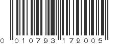 UPC 010793179005