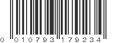 UPC 010793179234