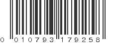 UPC 010793179258