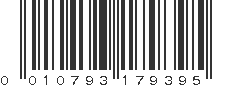 UPC 010793179395