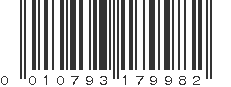 UPC 010793179982