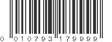 UPC 010793179999