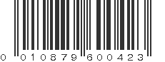 UPC 010879600423