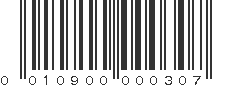 UPC 010900000307