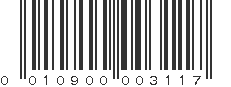 UPC 010900003117