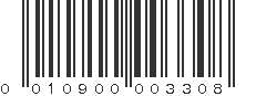 UPC 010900003308