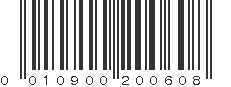 UPC 010900200608