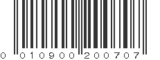 UPC 010900200707