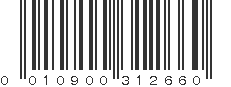 UPC 010900312660