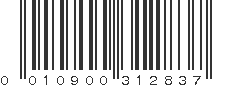 UPC 010900312837