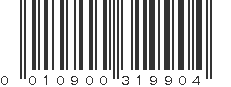 UPC 010900319904