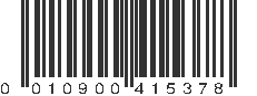 UPC 010900415378