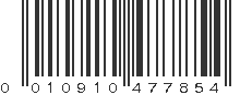 UPC 010910477854