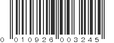 UPC 010926003245