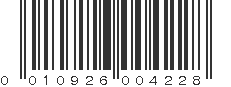 UPC 010926004228