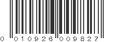 UPC 010926009827