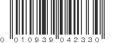 UPC 010939042330